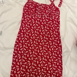 Misguided red bodycon dress